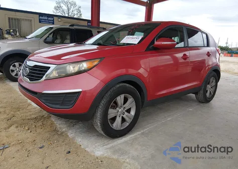 2012 Kia Sportage Lx from USA, damaged, VIN KNDPB3A21C7299567